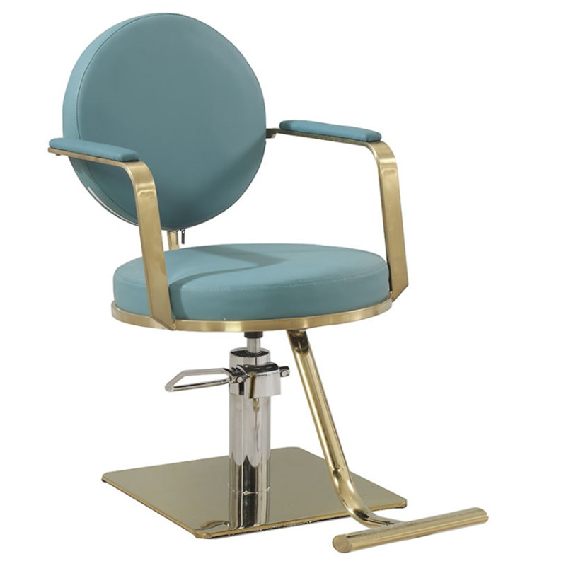 Gold metal salon special barber styling chair ZY-LC280