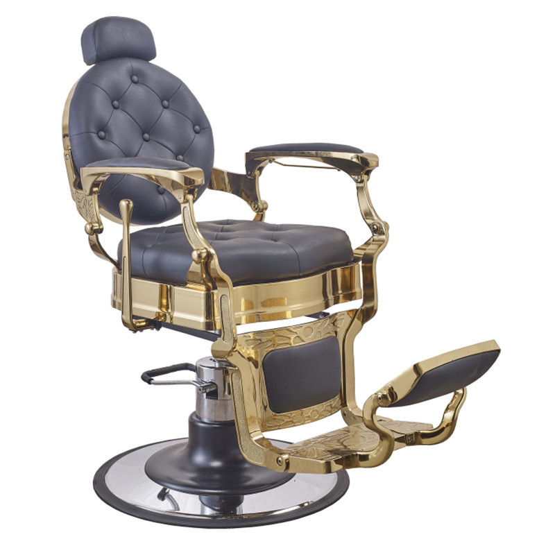 Can be raised and lowered. Can be rotated. Retro high-end barber chair ZY-BC8836