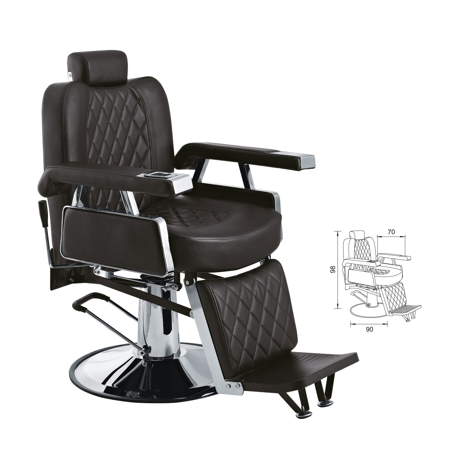 Hairdressing barber chair for sale big pump barber chair men chair ZY-8883