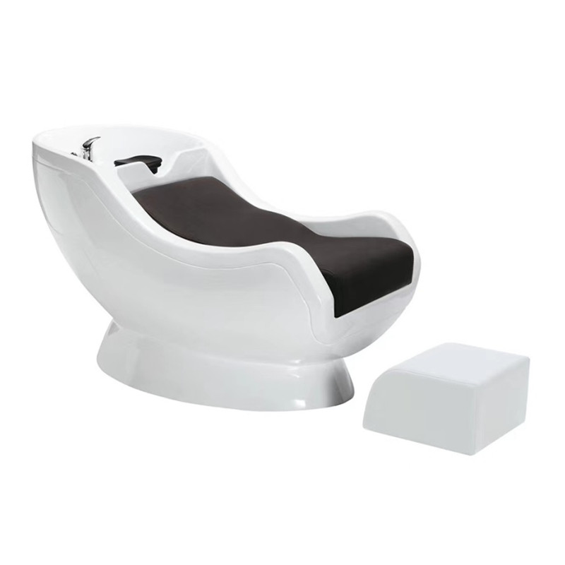 Egg shampoo chair with footrest ZY- SC193