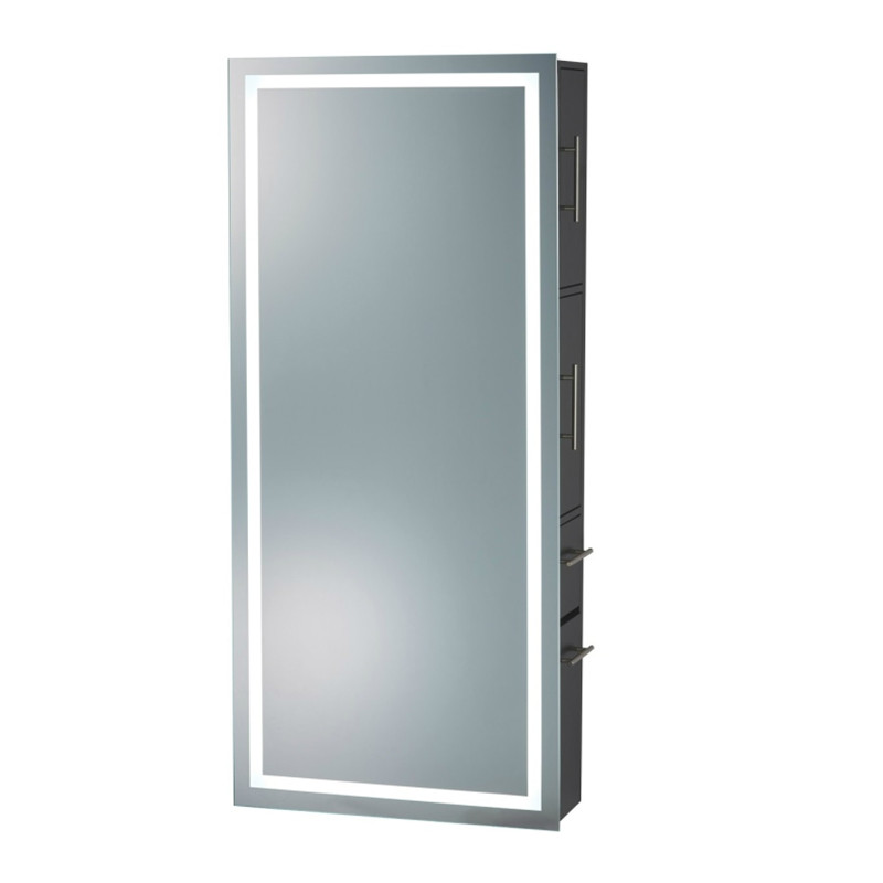 Salon furniture hairdressing special square mirror stationZY-MS063