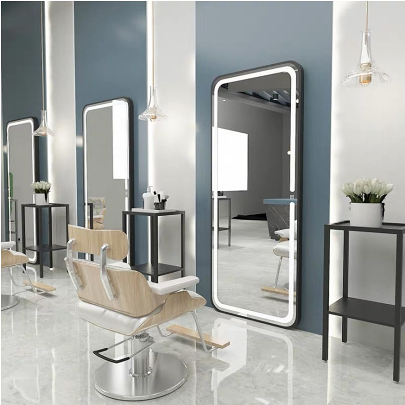 Simple and Stylish LED Lamp Frame Hairdressing Mirror ZY-MS089